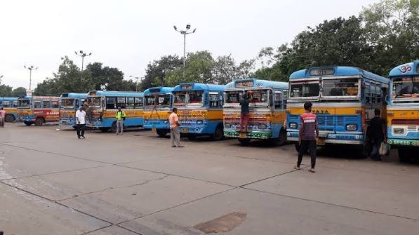 Babughat Bus Stand, Kolkata